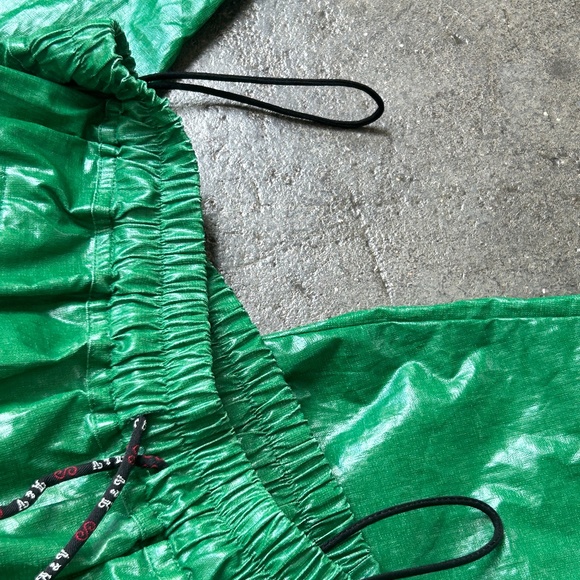 NWT 1,185$ Andreas Kronthaler Linen Plastic Like Pants Green - Picture 6 of 16